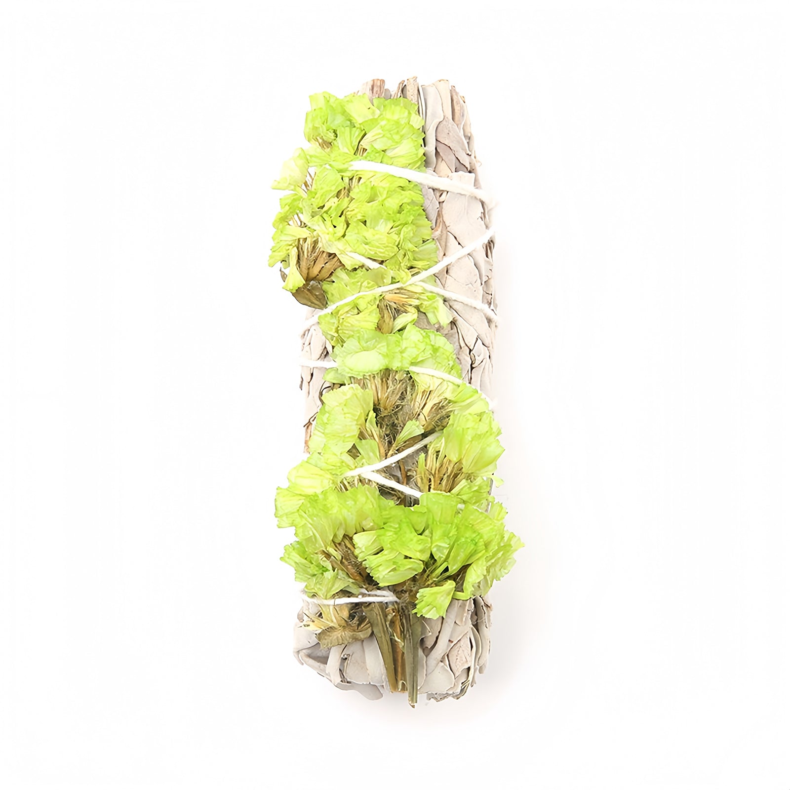 1 bunch Smudge Stick - White Sage with Green forget-me-not