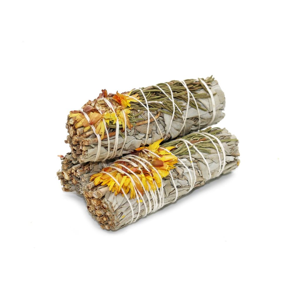 1 bunch Smudge Stick - Summer Glow Sage 10cm