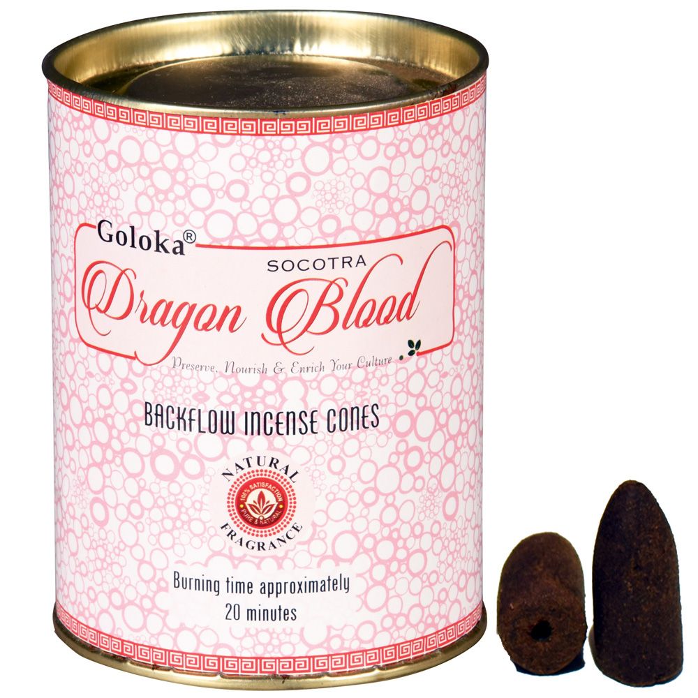 Goloka - Dragons Blood Backflow Incense Cones