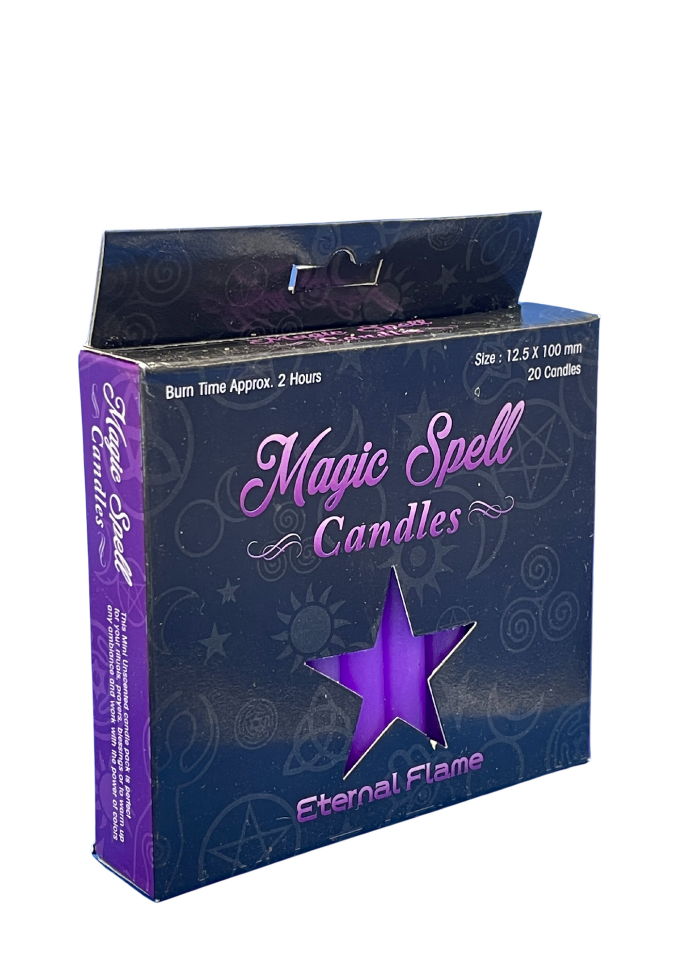 Eternal Flame - Magic Spell Candle Purple