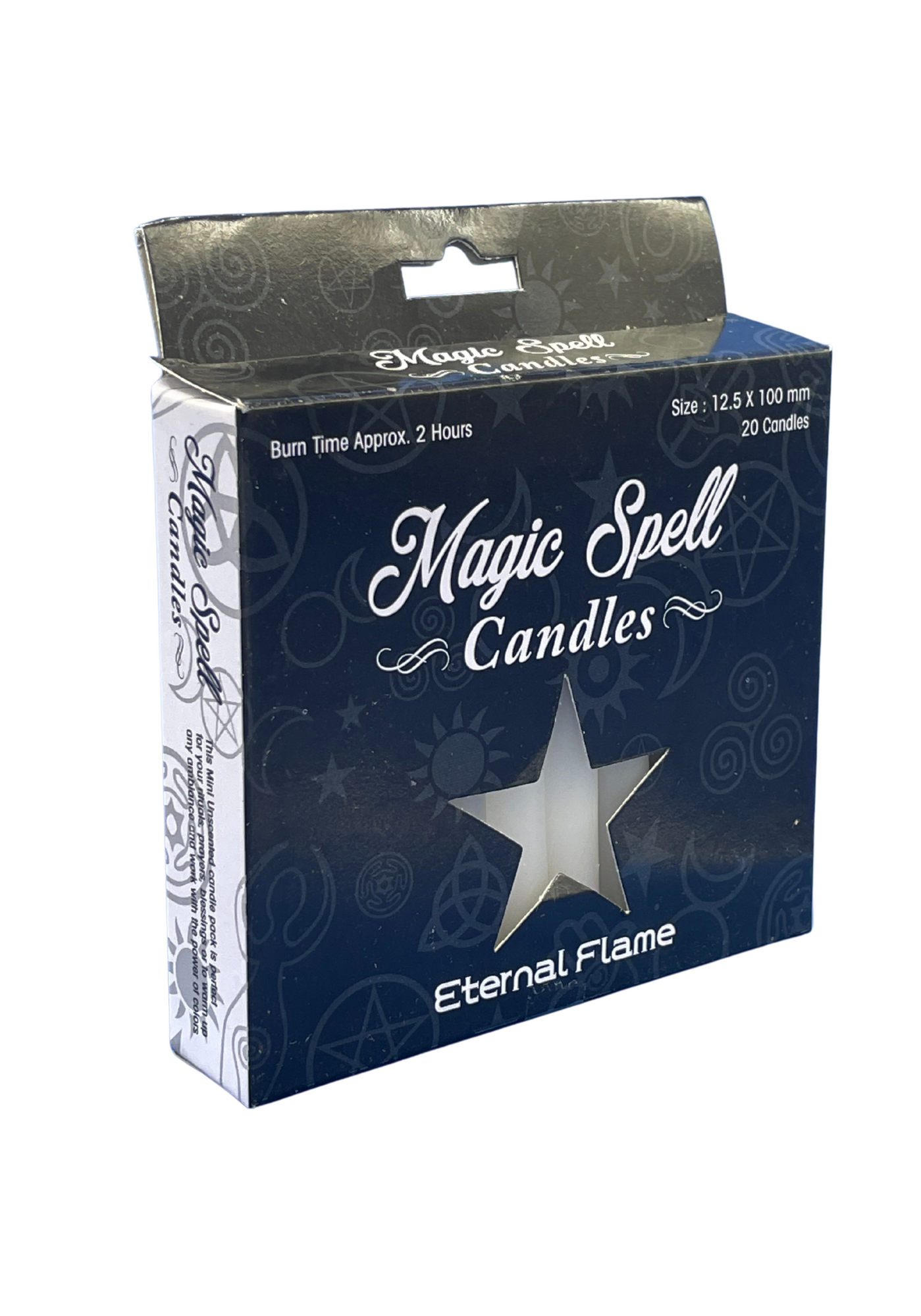 Eternal Flame - Magic Spell Candle White
