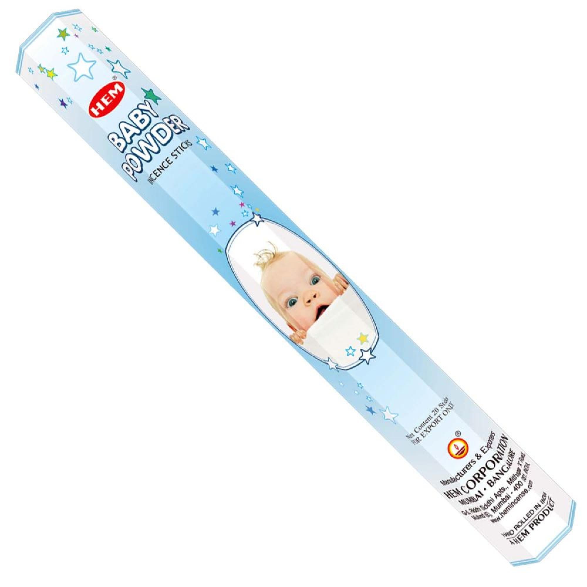 HEM - Hexagon - Baby Powder Incense Sticks