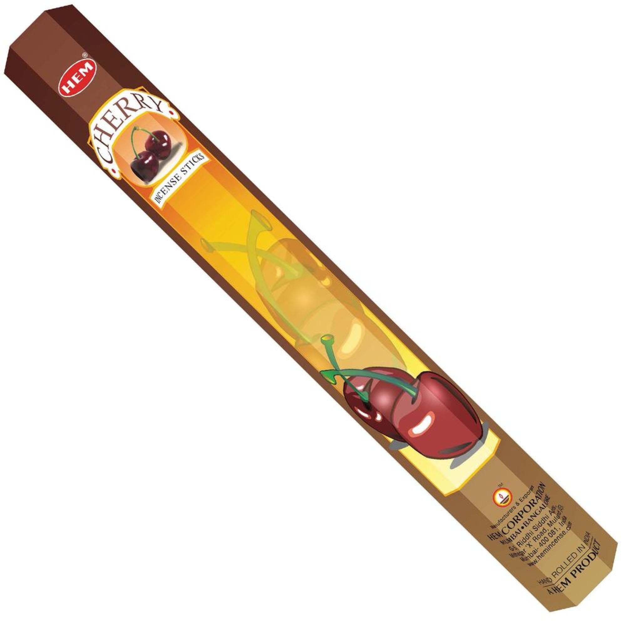 HEM - Hexagon - Cherry Incense Sticks