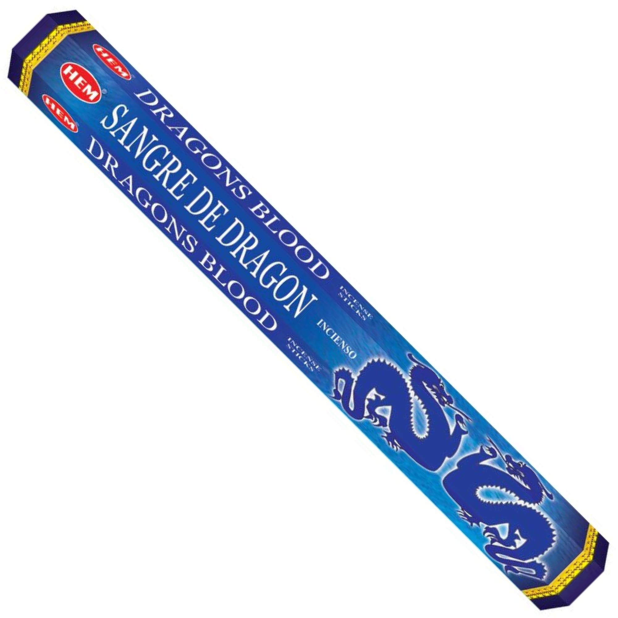 HEM - Hexagon - Dragon's Blood Blue Incense Sticks