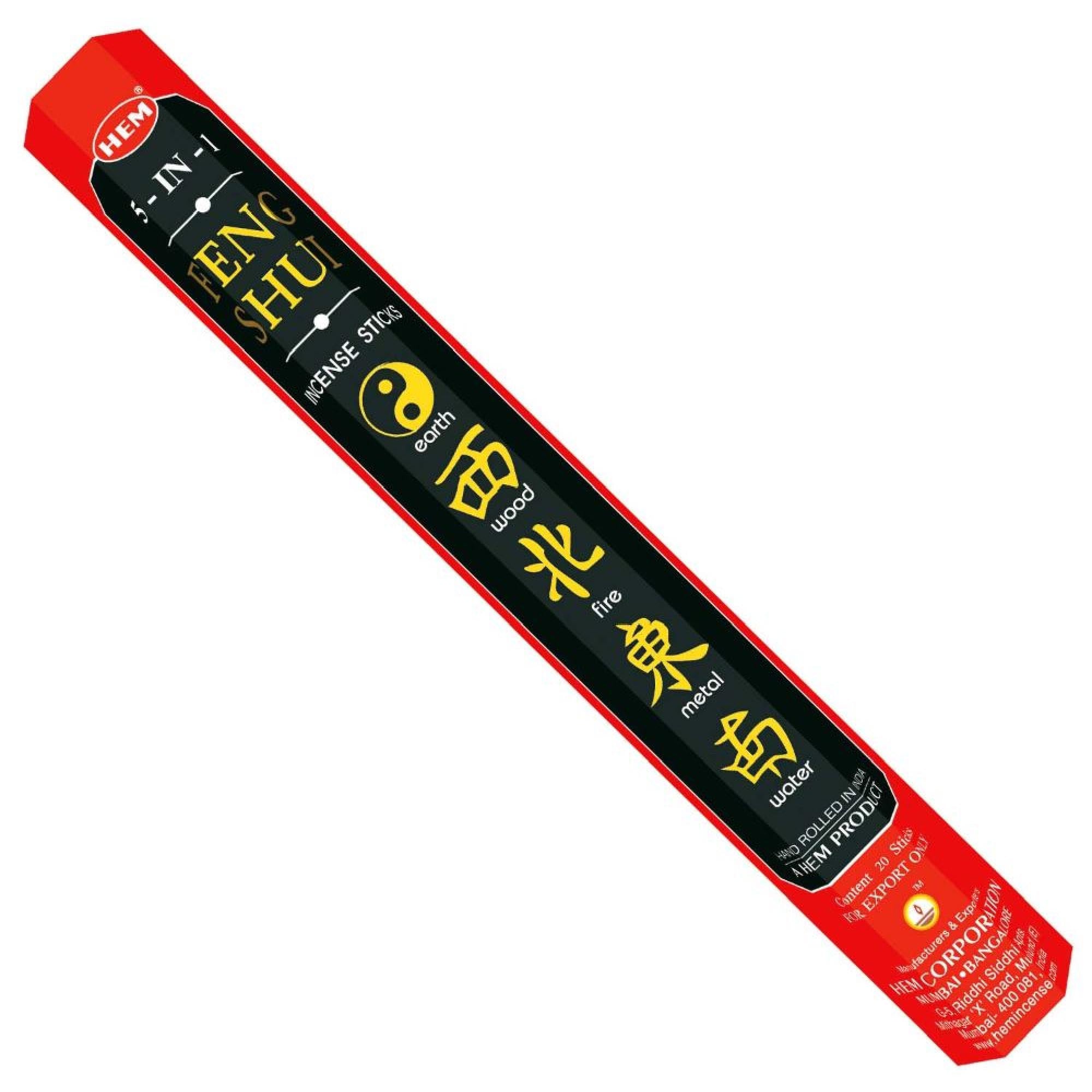 HEM - Hexagon - Feng Shui 5 in 1 Incense Sticks