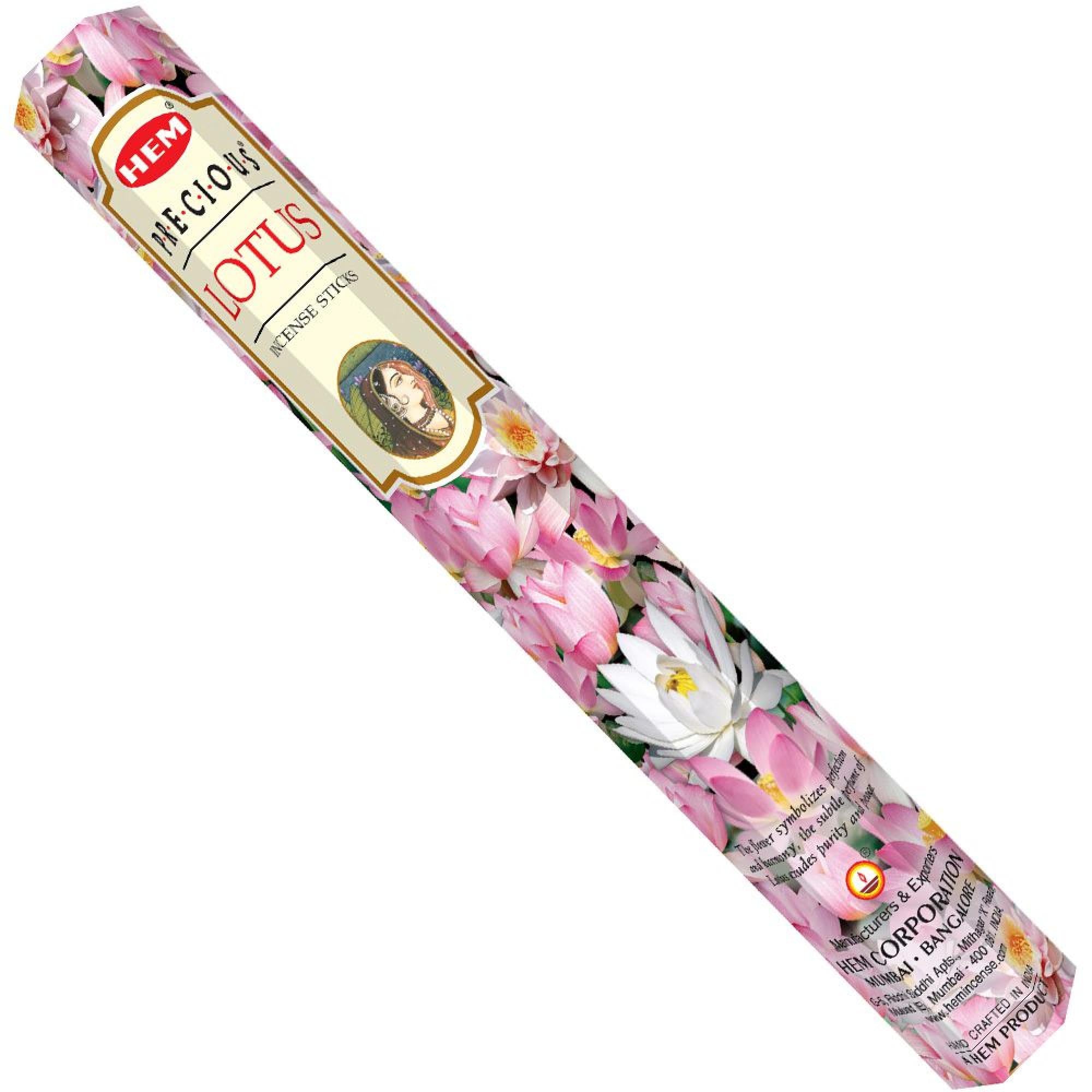 HEM - Hexagon - Precious Lotus Incense Sticks