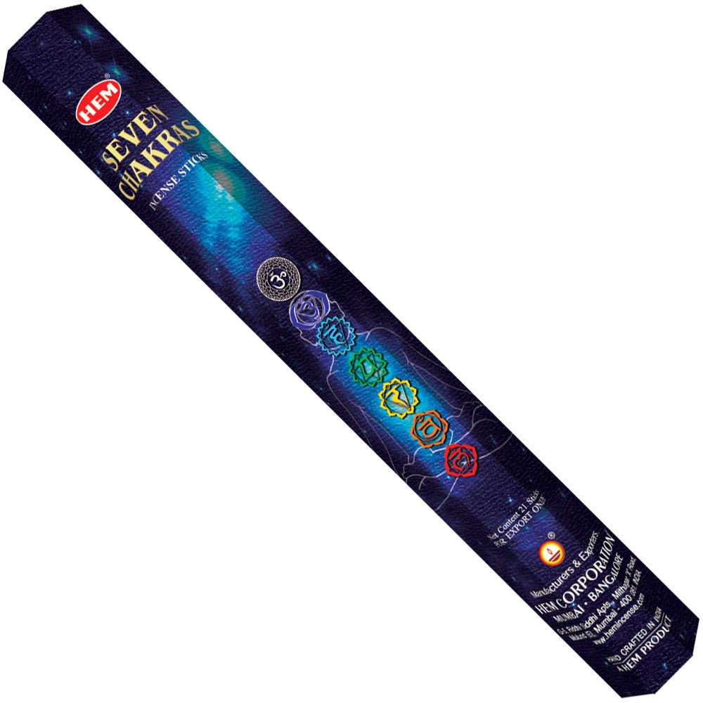 HEM - Hexagon - 7 Chakras Incense Sticks