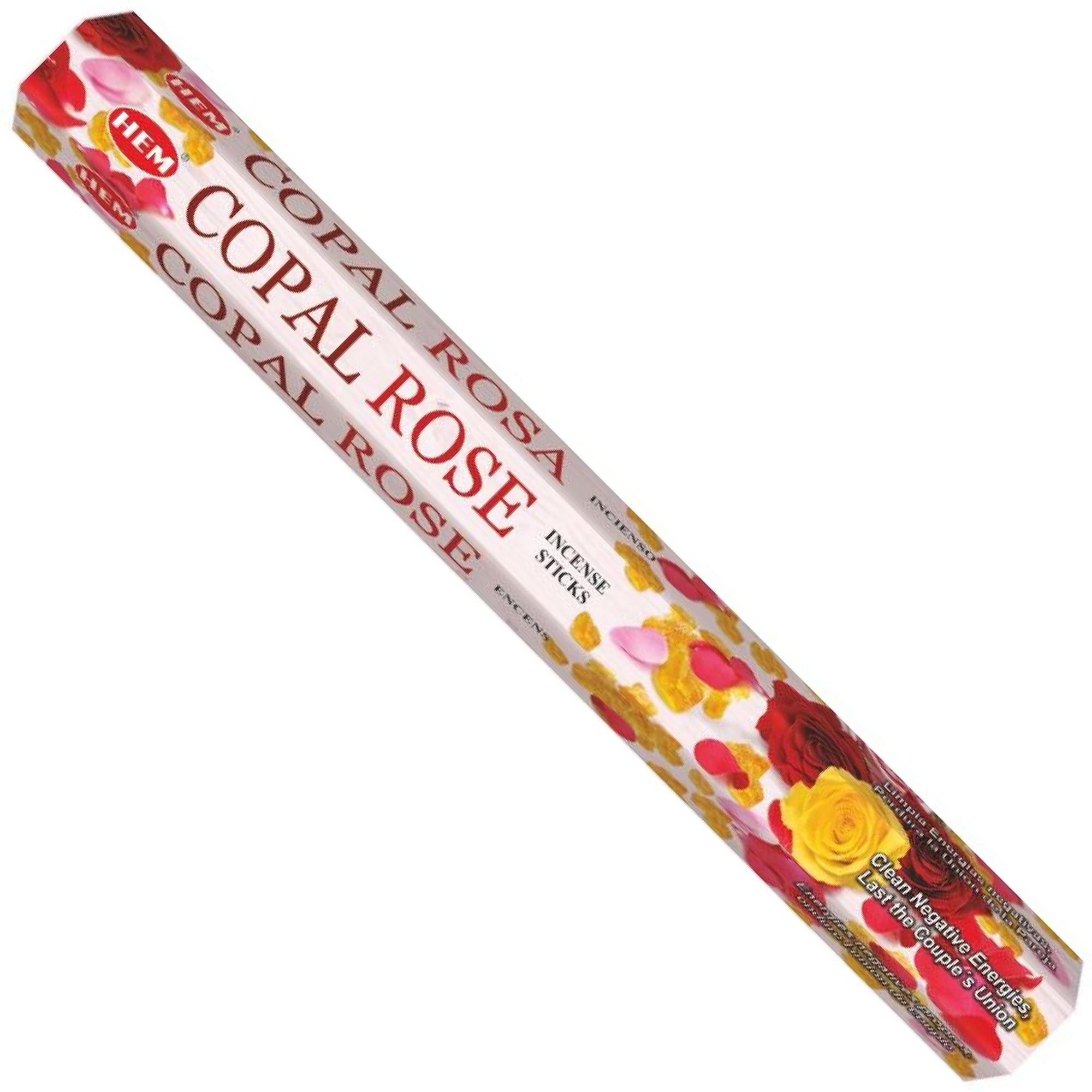 Hem - Hexagon - Copal Rose Incense Sticks