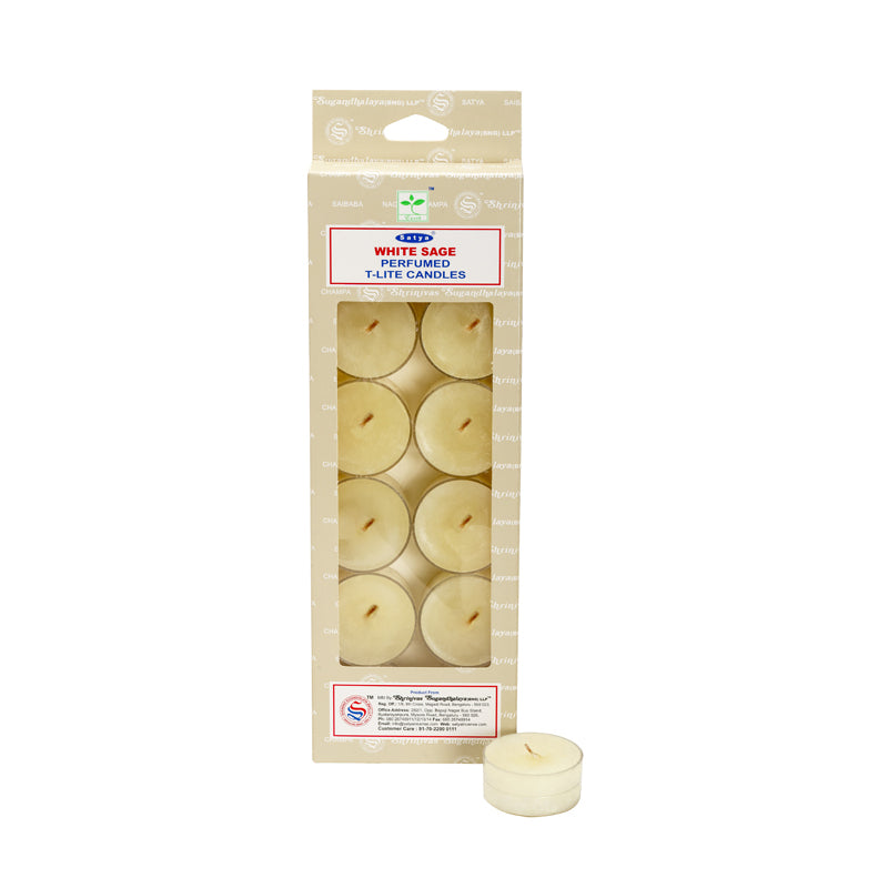 Tea Light White Sage