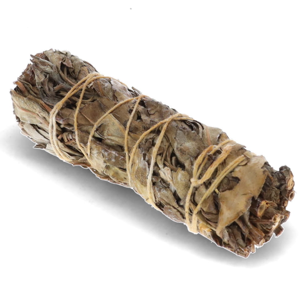 1 bunch SMUDGE STICK - White Sage Black Copal 10cm