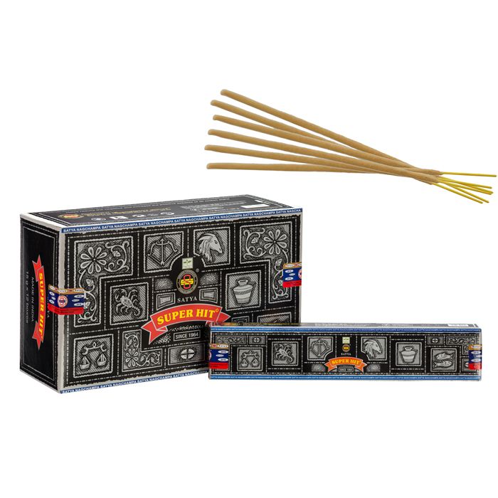 Satya Super Hit Incense Sticks 15g – Perfumed Masala Incense Made in India