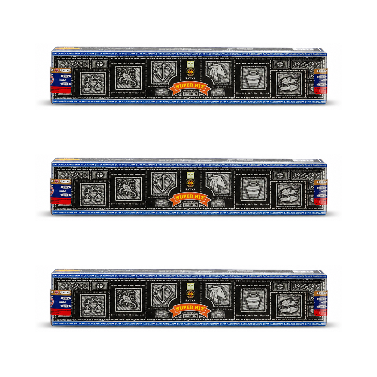 Satya Super Hit Incense Sticks 15g – Perfumed Masala Incense Made in India