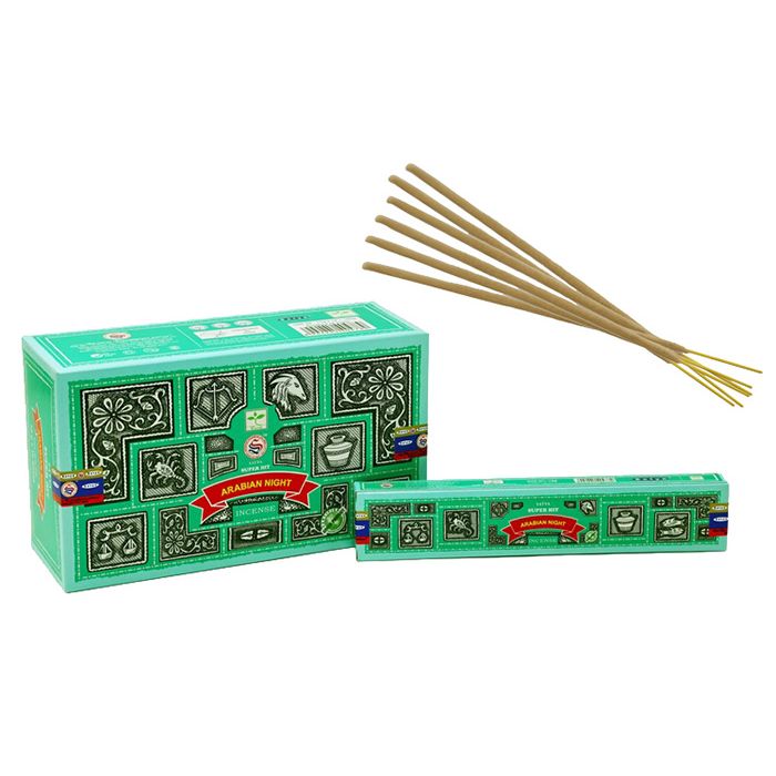 Satya Super Hit Arabian Night Incense Sticks 15g – Perfumed Masala Incense Made in India