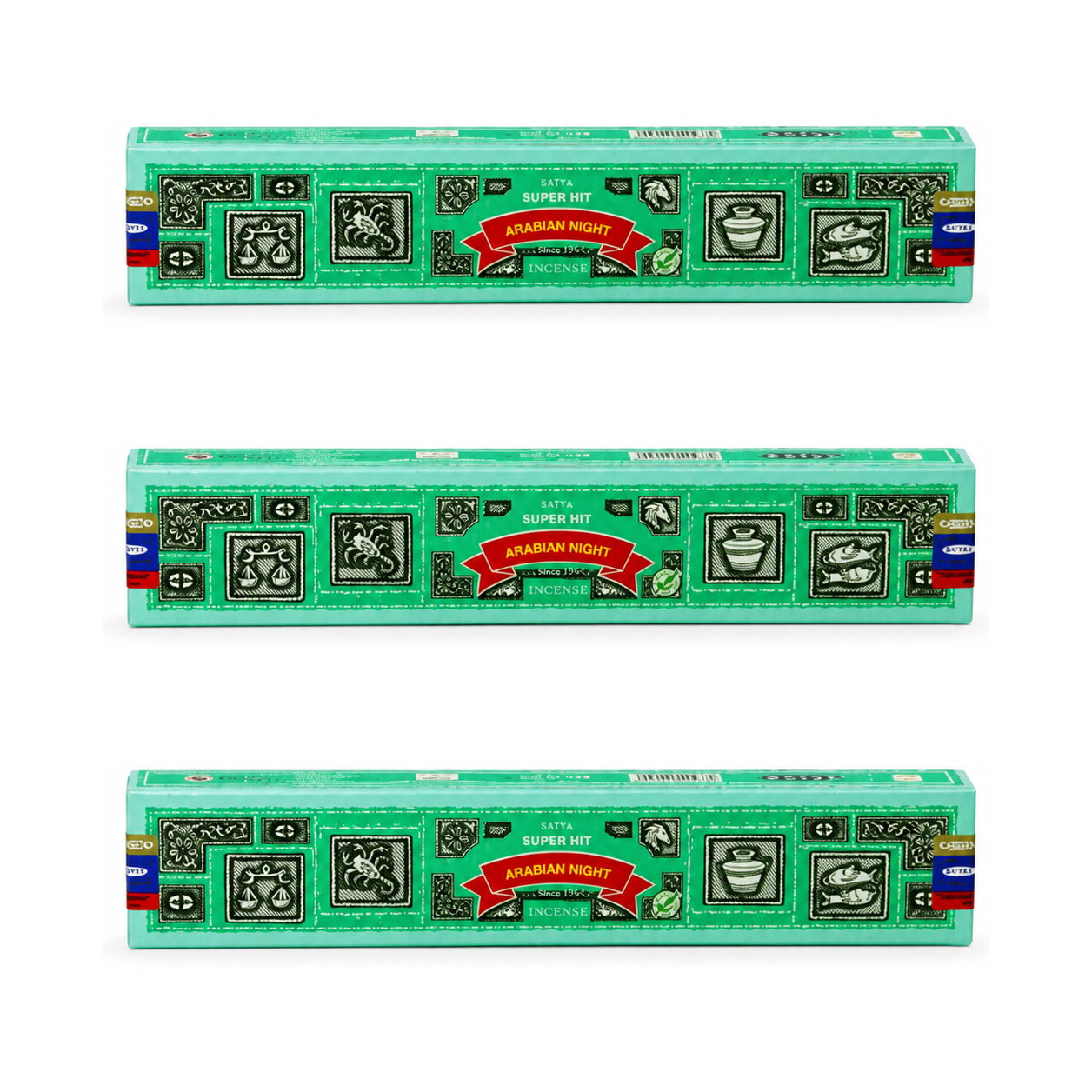 Satya Super Hit Arabian Night Incense Sticks 15g – Perfumed Masala Incense Made in India