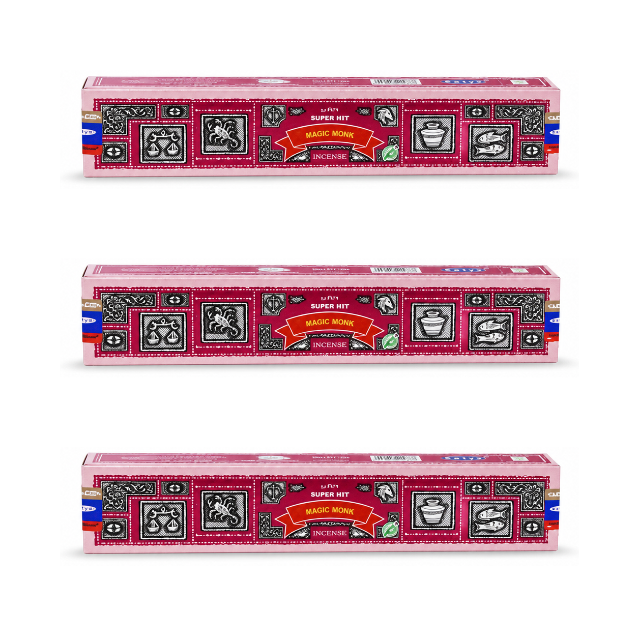 Satya Super Hit Magic Monk Incense Sticks 15g – Perfumed Masala Incense Made in India