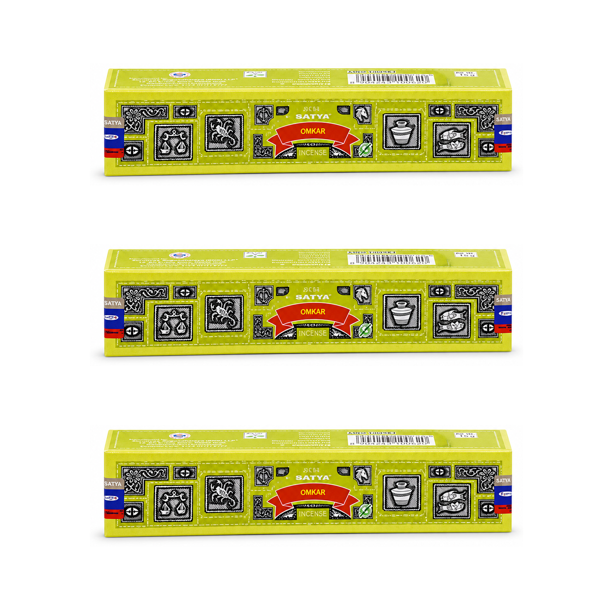 Satya Super Hit Omkar Incense Sticks 15g – Perfumed Masala Incense Made in India