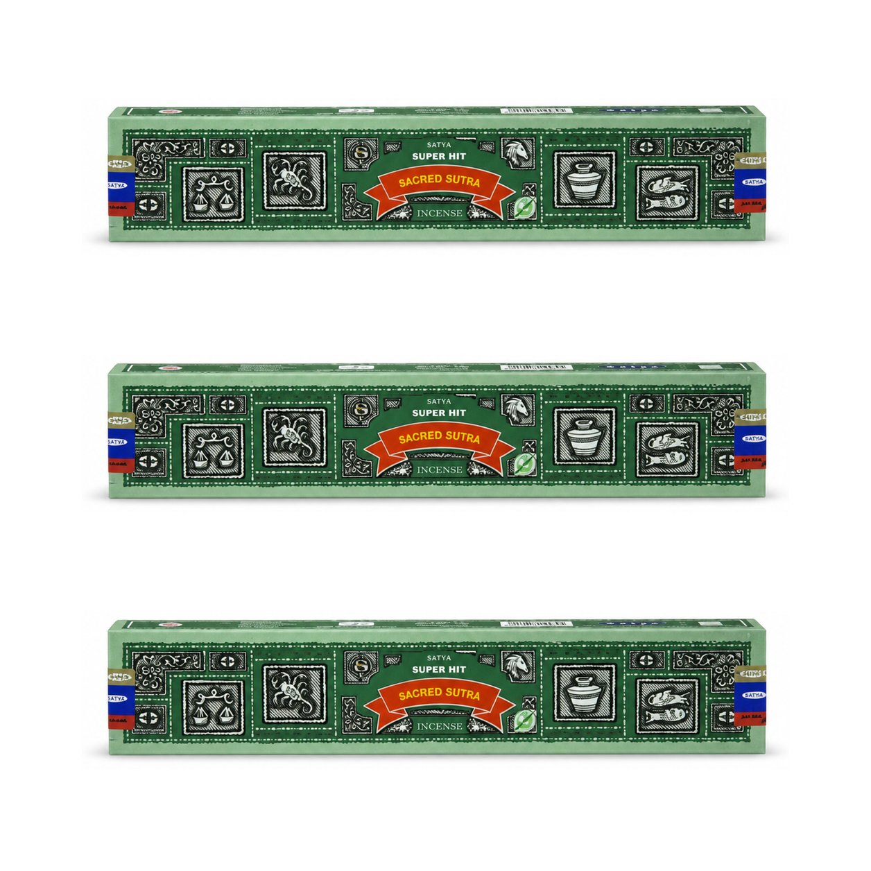 Satya Super Hit Sacred Sutra Incense Sticks 15g – Perfumed Masala Incense Made in India