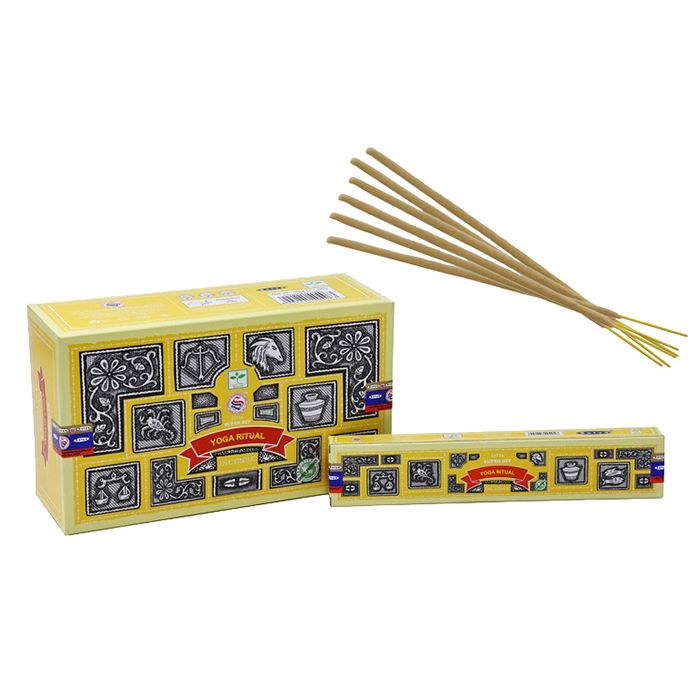 Satya Super Hit Yoga Ritual Incense Sticks 15g – Perfumed Masala Incense Made in India