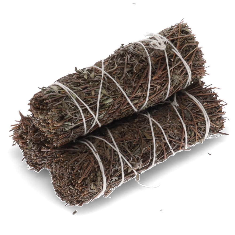 1 bunch SMUDGE STICK - Thyme Sage 10cm