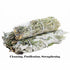 1 bunch SMUDGE STICK - White and Copal Sage 10cm