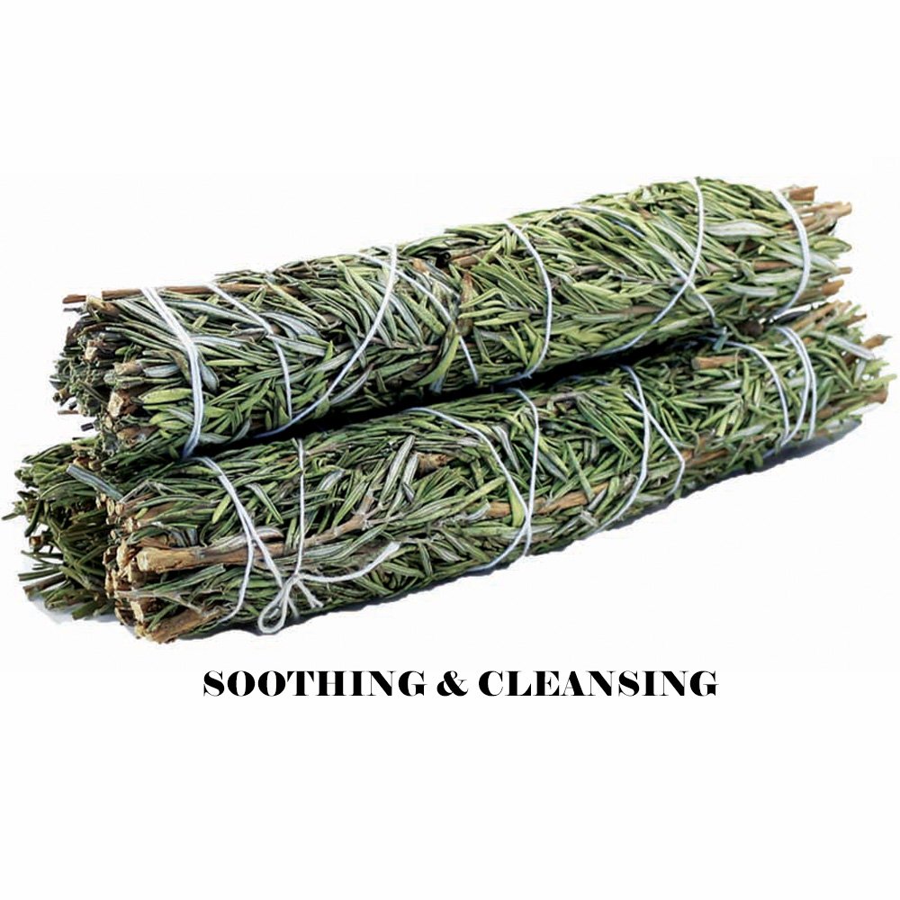 1 bunch SMUDGE STICK - Rosemary Sage 22cm