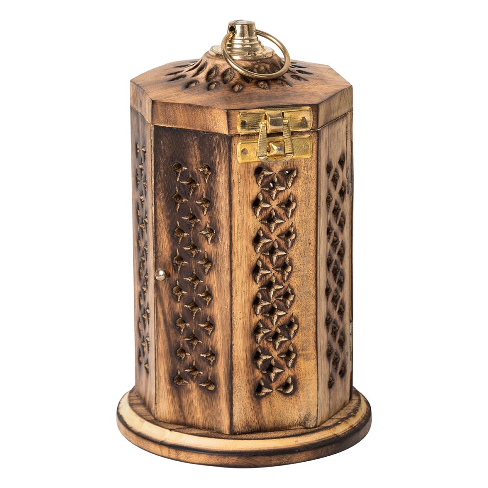 Cone Inecnese Burner - Wooden Lantern