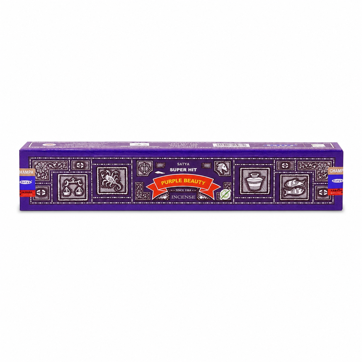 Satya Super Hit Purple Beauty Incense Sticks 15g – Perfumed Masala Incense Made in India