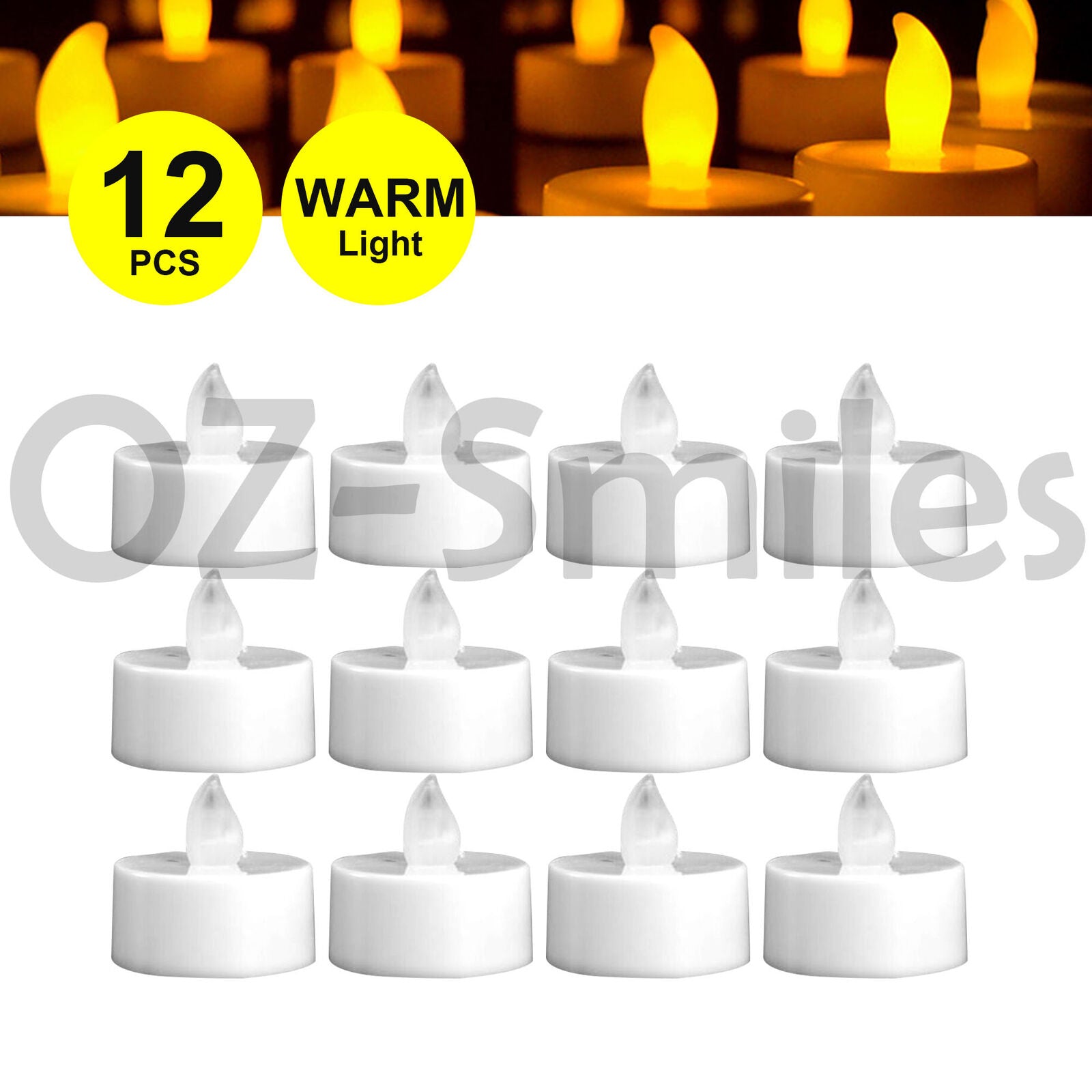 12pcs LED Tealight candles