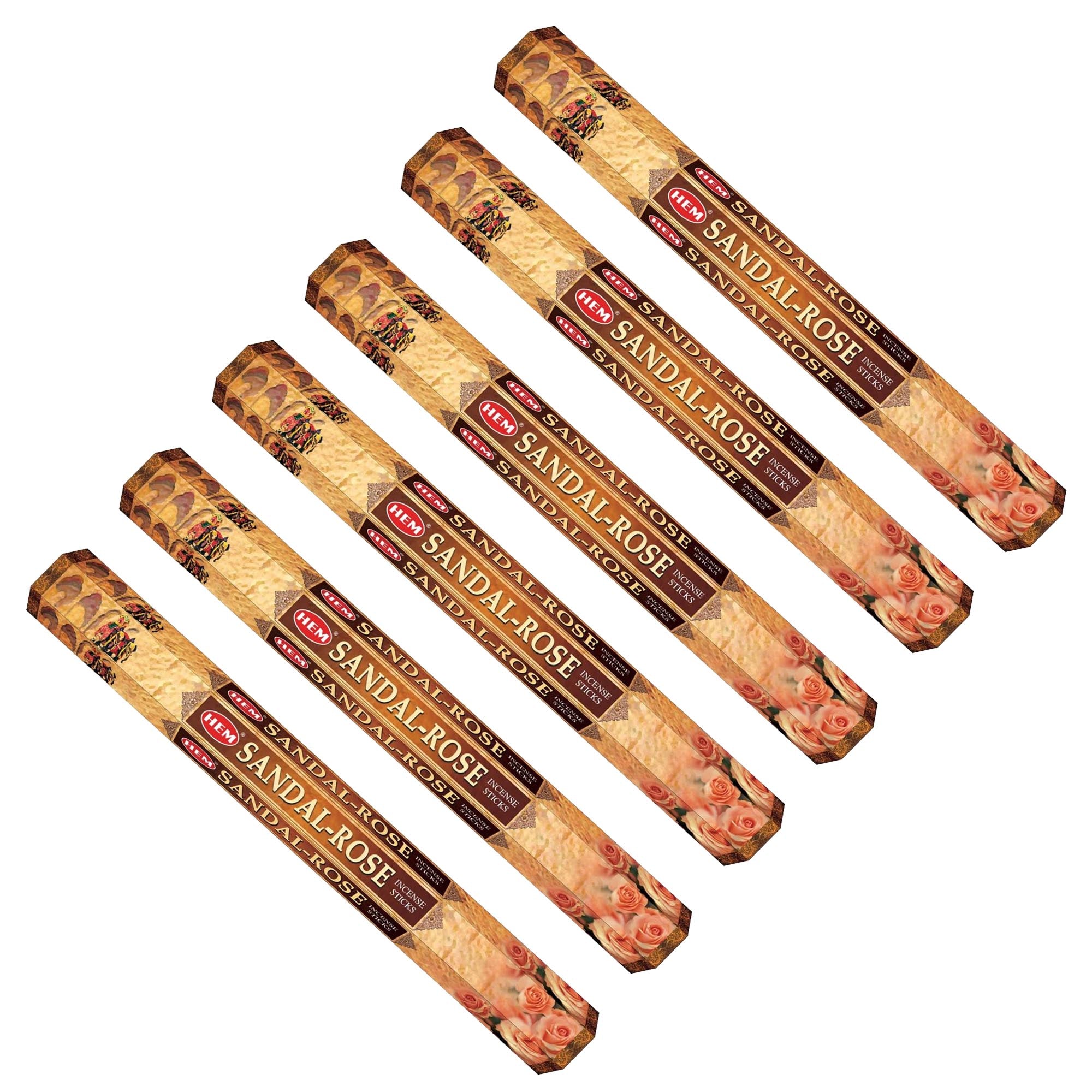 HEM - Hexagon - Sandal Rose Incense Sticks