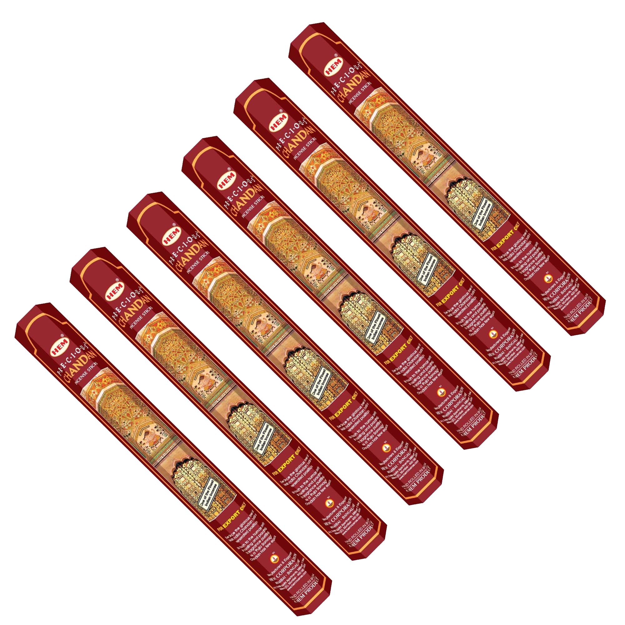 HEM - Hexagon - Precious Chandan Incense Sticks