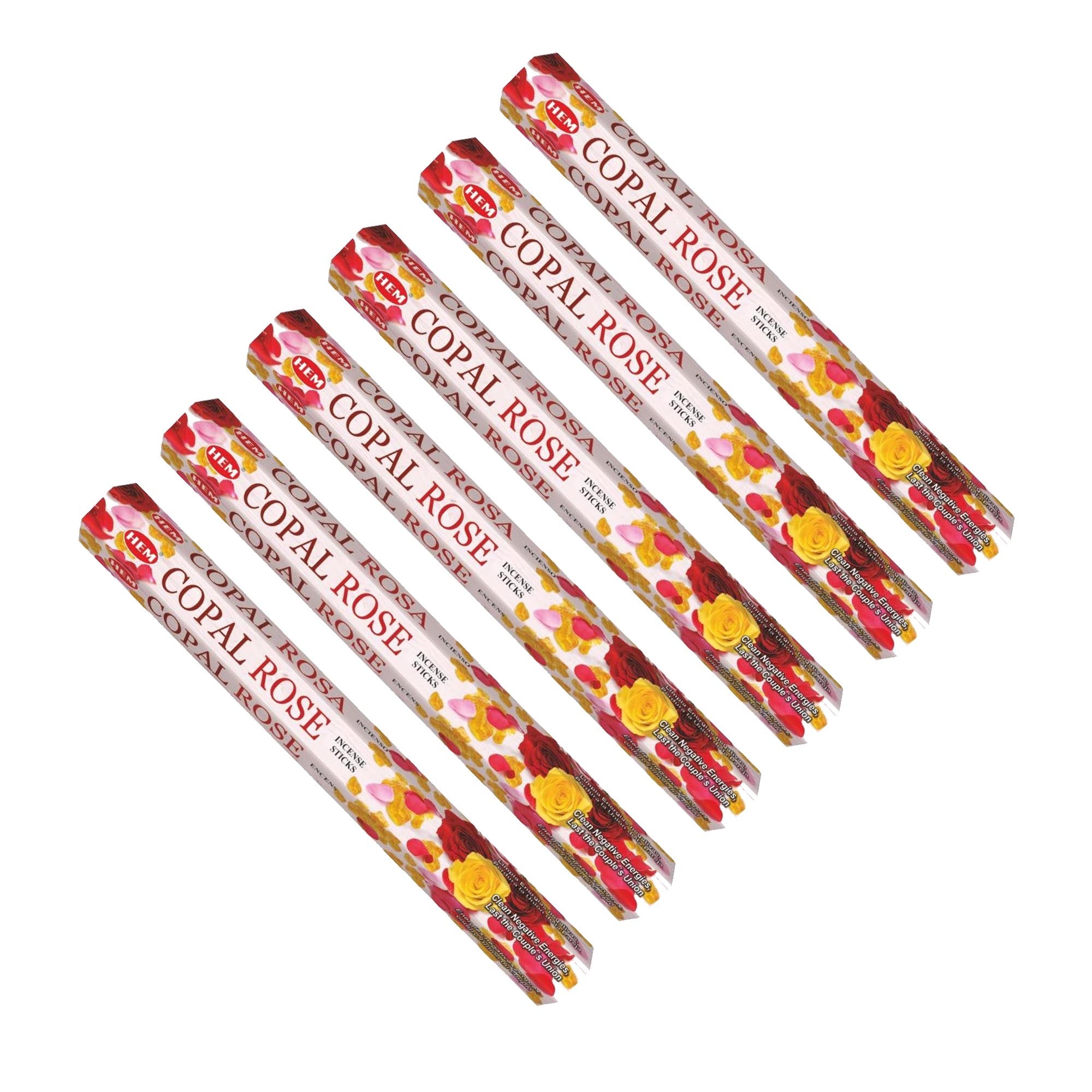 Hem - Hexagon - Copal Rose Incense Sticks