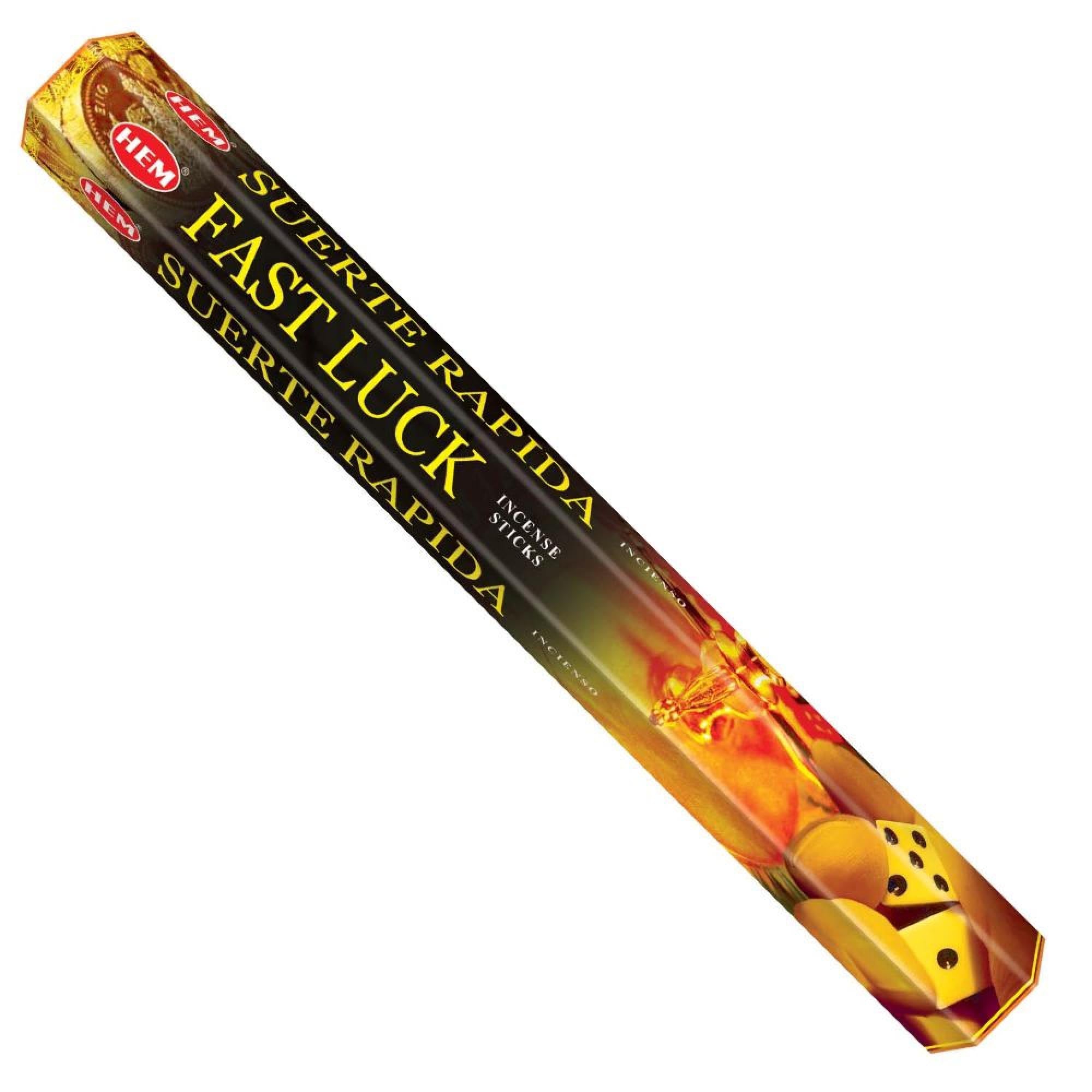 HEM - Hexagon - Fast Luck Incense Sticks