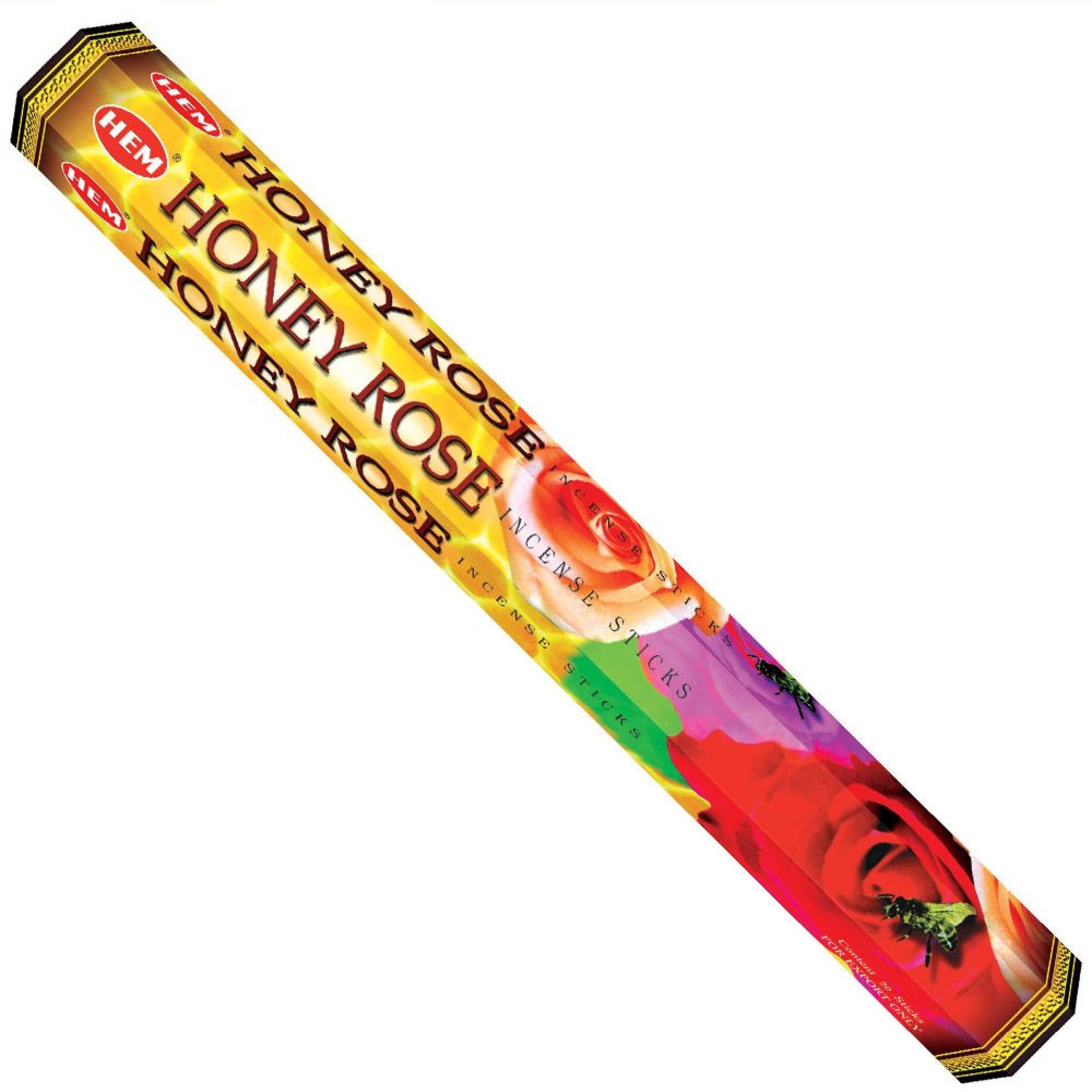 HEM - Hexagon - Honey Rose Incense Sticks