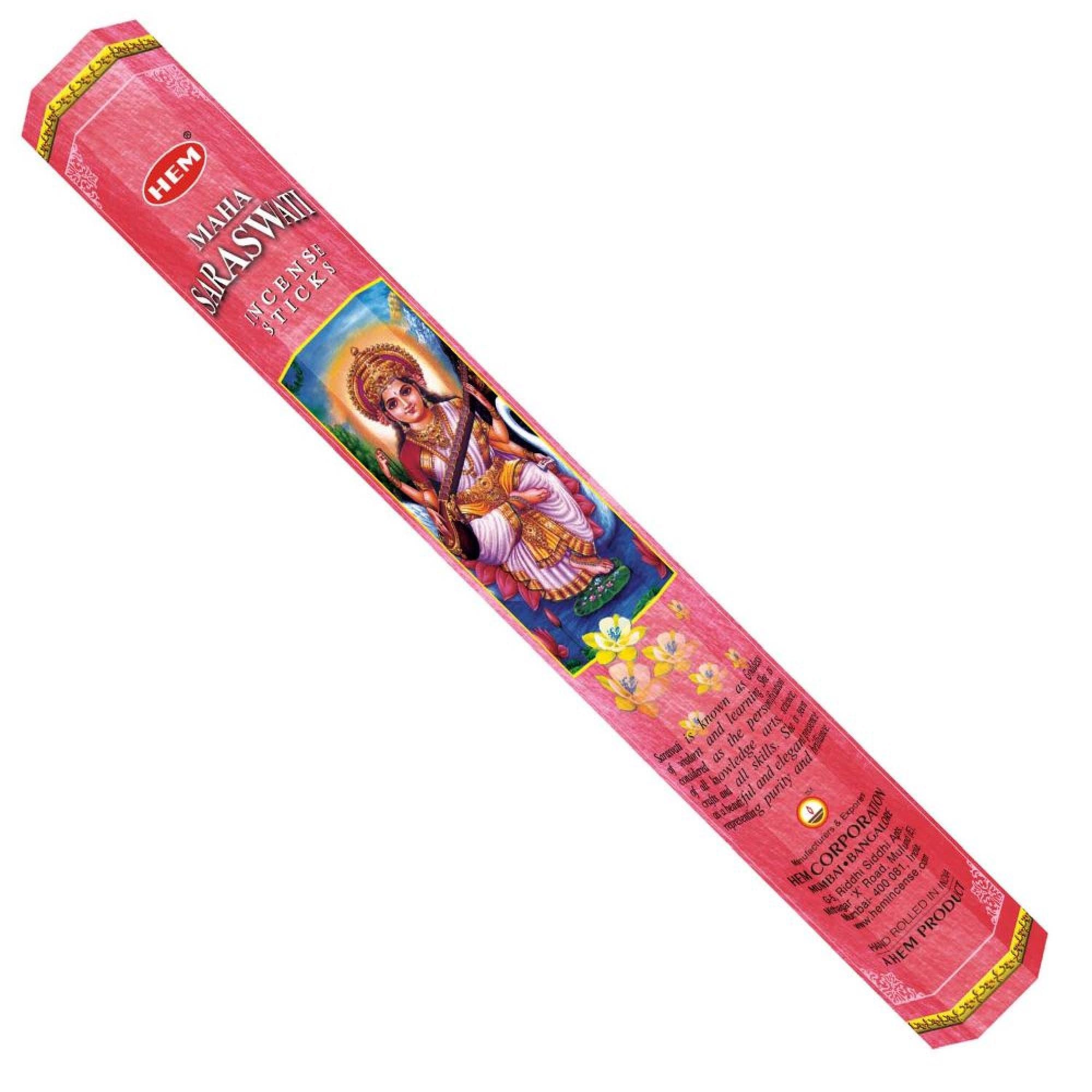 HEM - Hexagon - Maha Saraswati Incense Sticks