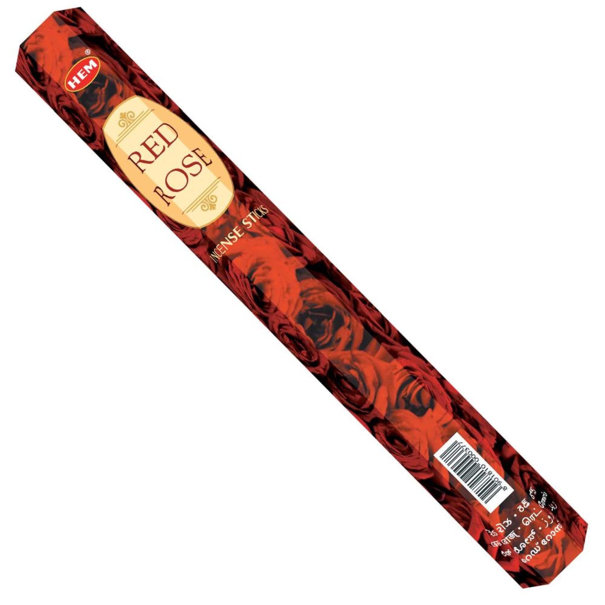 HEM - Hexagon - Red Rose Incense Sticks