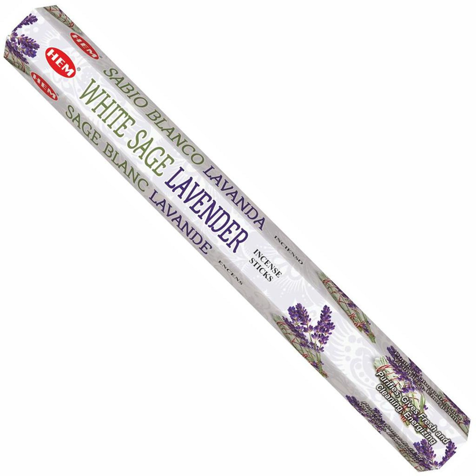 Hem - Hexagon- White Sage Lavender Incense Sticks