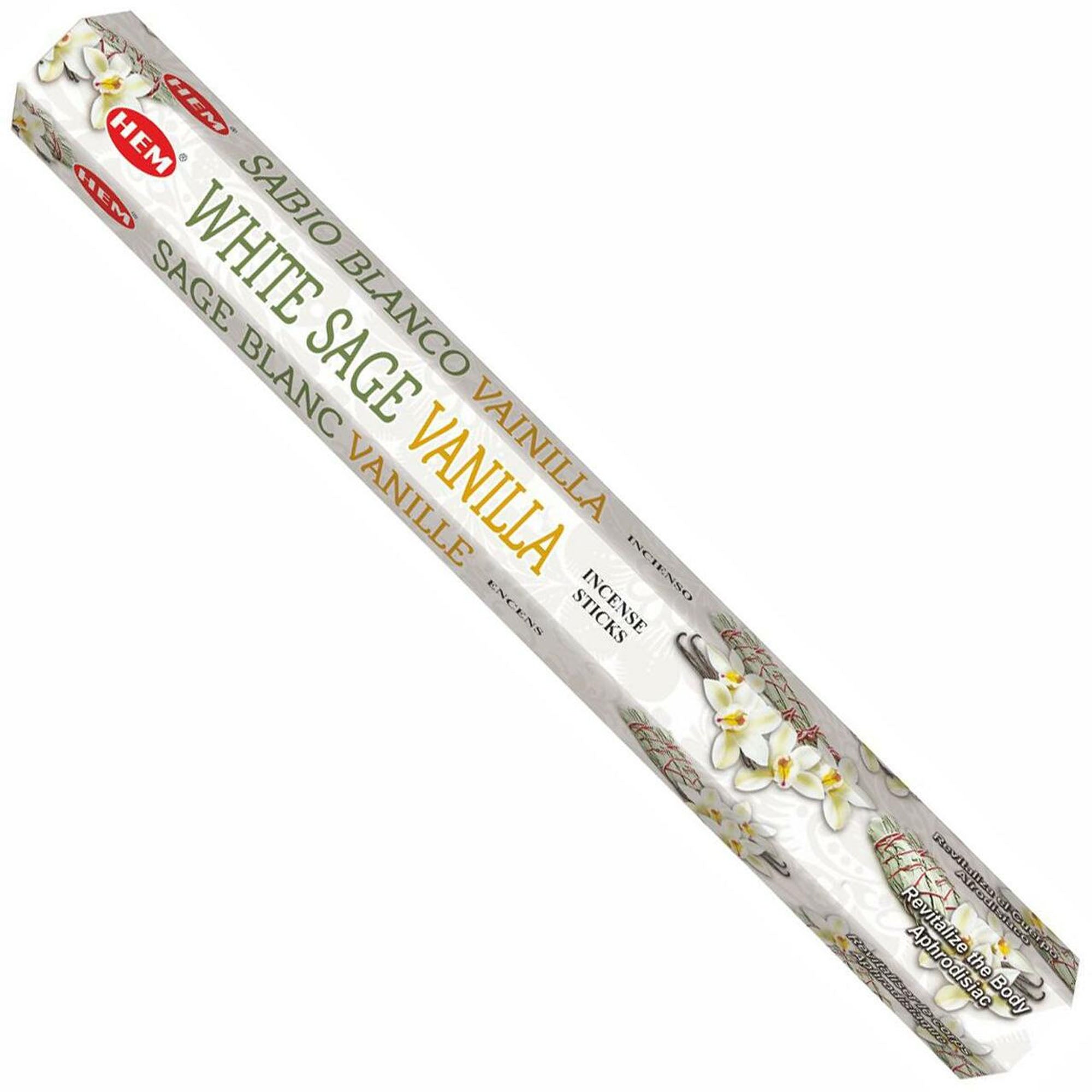 Hem - Hexagon - White Sage Vanilla Incense Sticks