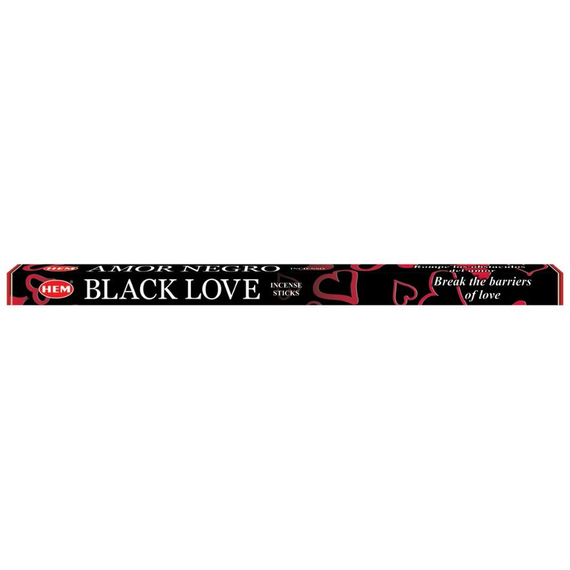 Hem - Square - Black Love Incense Sticks